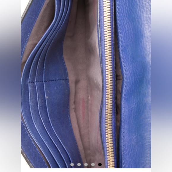 MCM Studded Embossed Leather shoulder Bag - Picture 3 of 4